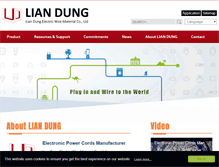 Tablet Screenshot of liandung.com.tw